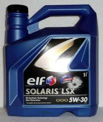 Моторное масло ELF Solaris LSX 5W-30 5л
